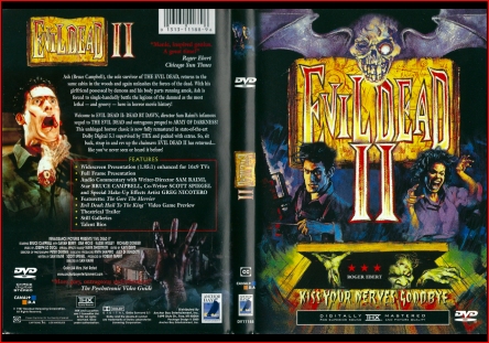 EVIL DEAD 2 DVD ANCHORBAY 2000 USA
