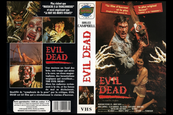 The Evil Dead 19?? Mondial Home Video VHS France