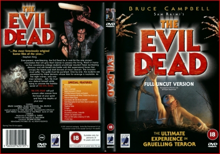 The Evil Dead Anchor Bay dvd 2002 U.K.